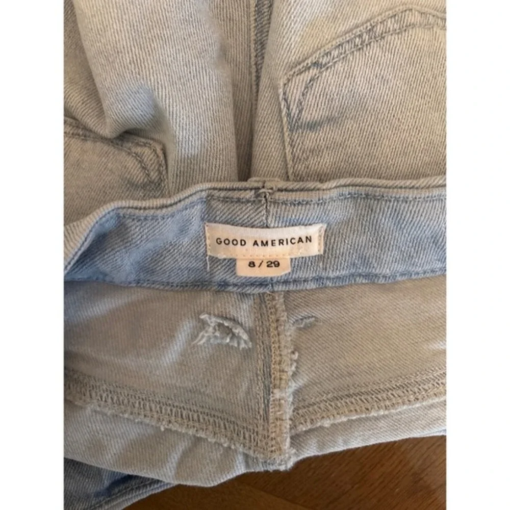 Good American women's cutoff‎ shorts denim blue size 8/29